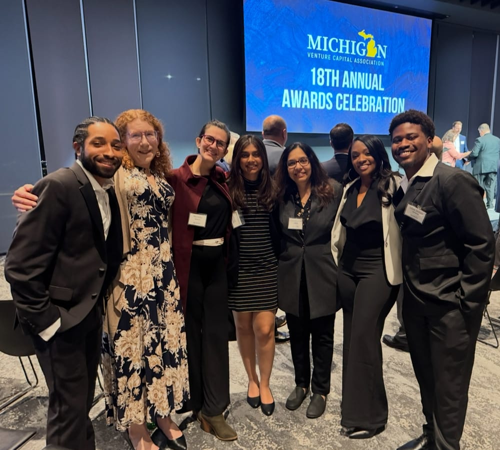 The Novarna team at the Michigan Venture Capital Association 18th Annual Awards Celebration